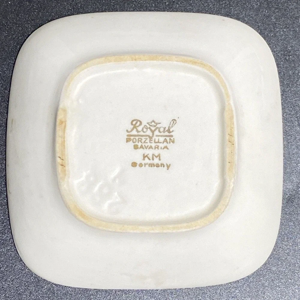 Vintage Royal Porzellan Bavaria KPM Germany Hamburg White Dish - Picture 5 of 10